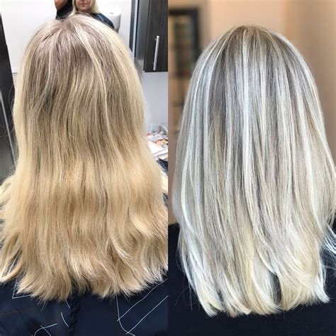 Blonde Highlights With Lowlights Blonde Foils Platinum Blonde Highlights Hair Highlights