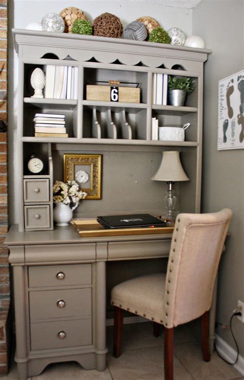 • computer desk with a hutch. Pin on Home & Decorating Ideas for All Budgets
