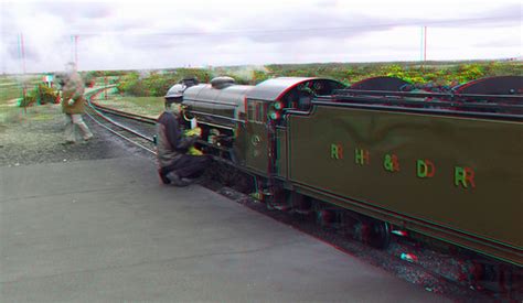Rhdr Steam Locomotive 3d Anaglyph Red Blue Or Cyan Glass Flickr