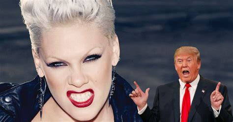 Pink Slams Haters Who Wish To Ban Her For Tweeting Against Trump
