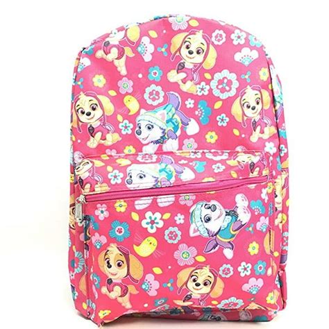 Paw Patrol Backpack Paw Patrol Skye And Everest Pink 16 New