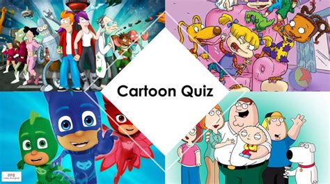 Cartoon Quiz Virtual Powerpoint Quiz For Zoom And Paper Pack Etsy