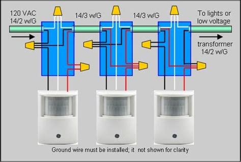 4 Wire Motion Sensor Light Wiring Diagram