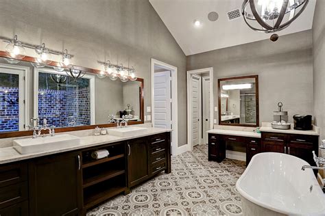 American made quality furniture at value prices. Eclectic Modern Farmhouse - Farmhouse - Bathroom - Houston ...