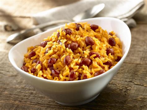 (in puerto rico, it is traditional to serve rice and beans with almost every meal, but mainly with pork chops (cooked with a little sofrito and adobo seasoning) on the side). Cuban Rice & Beans Recipe | Food Network