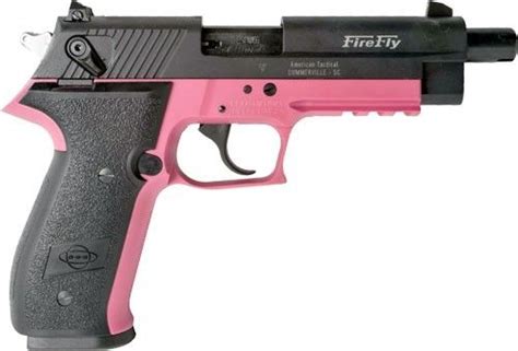 Ati Gsg Firefly Pistol Pink 22lr 49 Threaded Barrel