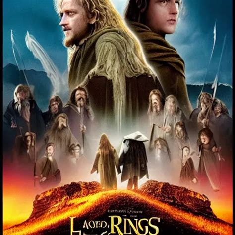 A Movie Poster Of The Lord The Rings Remake Modern Stable Diffusion