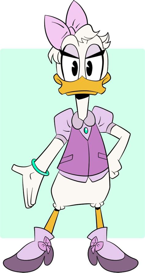 Daisy Duck In The Style Of Ducktales 2017 By Ciro1984 Daisy Duck