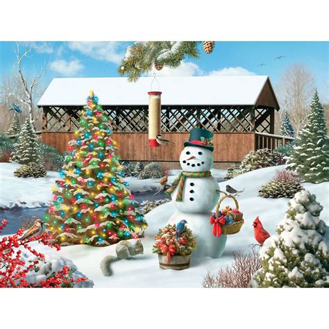 Countryside Christmas 1000 Piece Jigsaw Puzzle Bits And Pieces