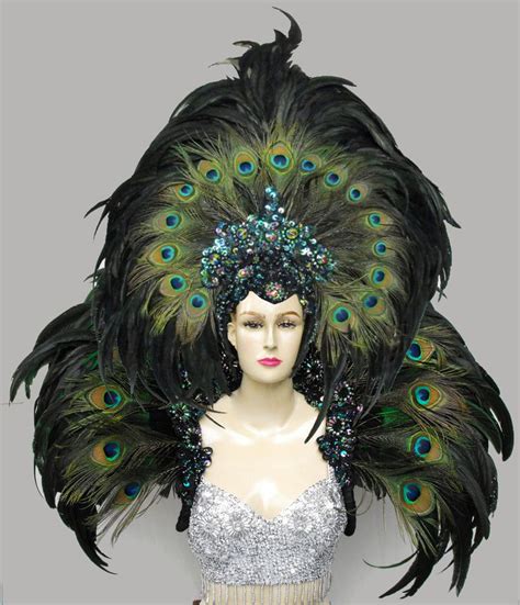 Peacock Headdress And Backpiece Rita Schneider Dear Goodness Adult