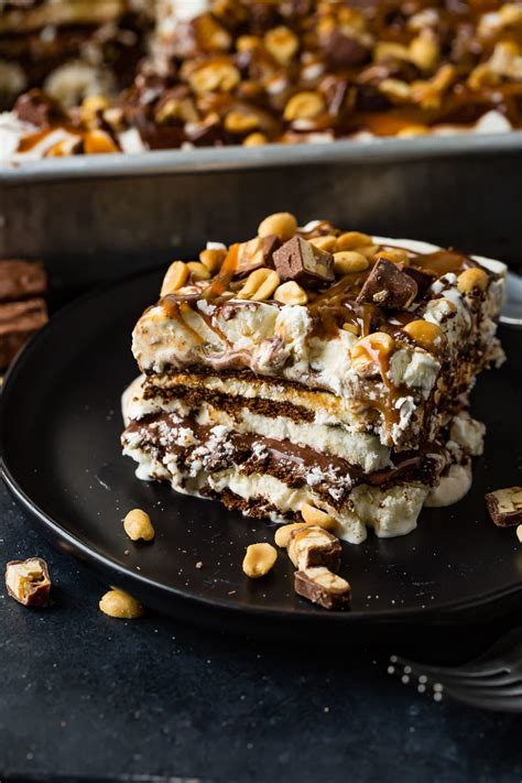 Snickers Ice Cream Cake Oh Sweet Basil