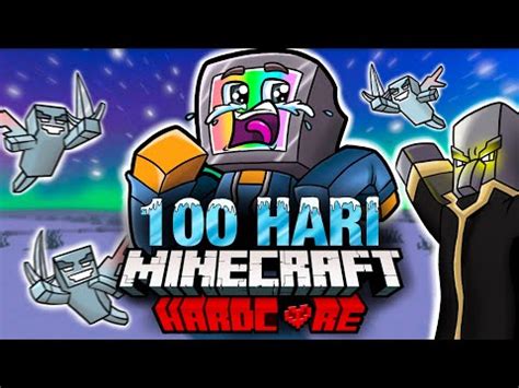 100 Hari Di Minecraft Hardcore Tapi Flatworld Only YouTube
