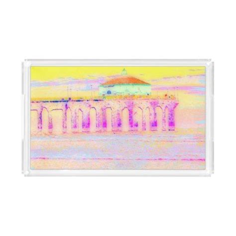 Make a reservation or stop by your nearest location for lunch, dinner, or a quick appetizer and drink at the bar. Manhattan Beach Pier California in Pastels Acrylic Tray ...