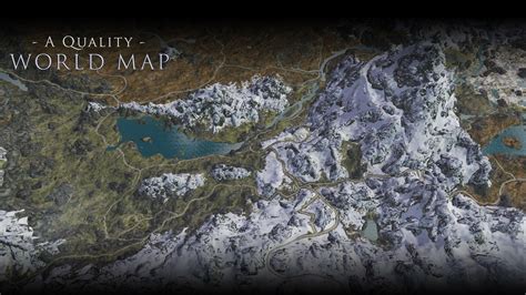 A Quality World Map And Solstheim Map With Roads At Skyrim Nexus