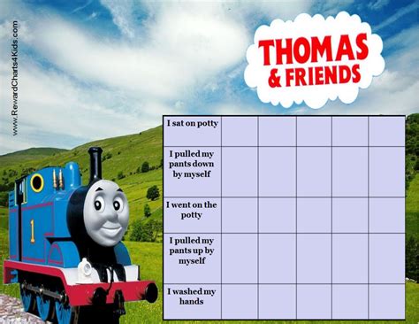 Find a collection of free potty training charts including barbie, smurfs, garfield, dora and boots and more over at rewardcharts4kids here are the free potty training reward charts i recently designed in two. Thomas and Friends Potty Training Chart | Toddlers ...