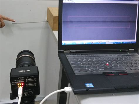 High Speed Visual Measuring System A Experimental Setup B Camera