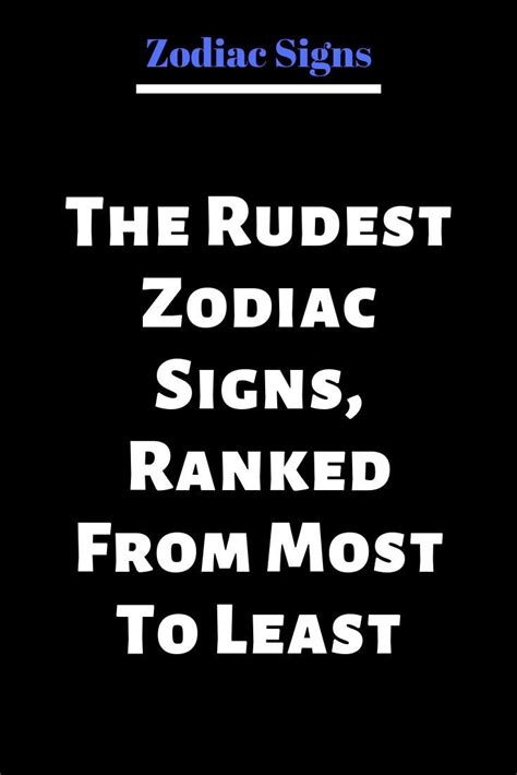 You don't have to be a total people person or super friendly all the time, but kindness does go a long way in life — just ask the zodiac signs at the bottom of this list. Pin on Zodiac sign facts
