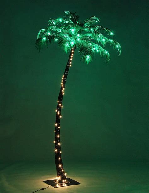Lightshare 7ft Palm Tree Light For A Warm And Sparkling Holiday Night