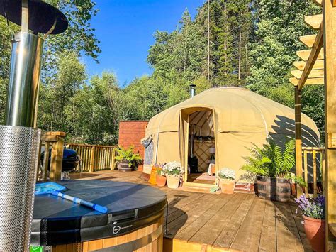 Review Yurtshire Glamping In Yorkshire With A Hot Tub And Luxury The Wandering Quinn Travel Blog