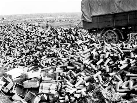 Expended Shell Cases Menin Road 27 September 1917 The Shells Were
