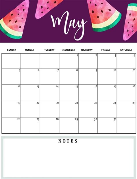 Cute May 2019 Calendar For Preschoolers Calendar 2019 Printable