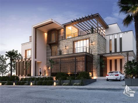 Modern Arabian Home Oman Architecture Facade Design Architecture
