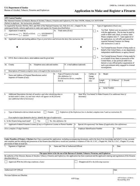 Atf 1 Suppressor Build 2014 2024 Form Fill Out And Sign Printable Pdf