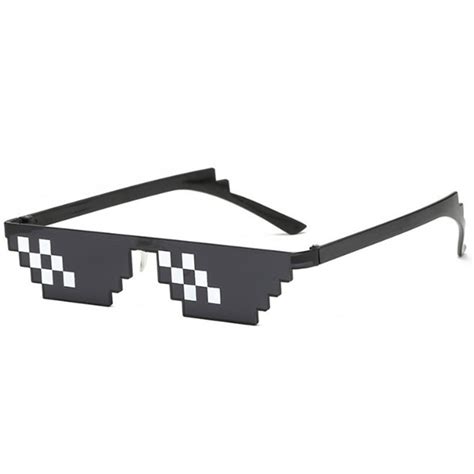 Cool Mosaic Glasses Deal With It 8 Bit Pixel Thug Life Sunglasses Party Eyewear Ebay