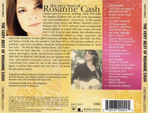 The Very Best Of Rosanne Cash 2005 Country Rosanne Cash Download