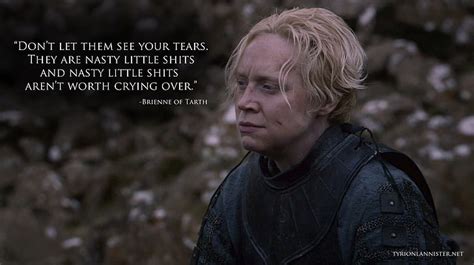 Hd Wallpaper Gwendoline Christie Brienne Of Tarth Quote A Song Of Ice And Fire Wallpaper Flare
