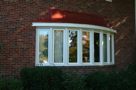 Beautiful 7 Lite Bow Window With A Copper Roof Bow Window Windows