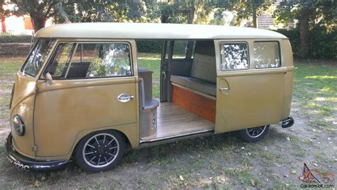 Also, inspect the wheels on the underside of the screen. 1965 split screen camper, twin sliding door, super rare