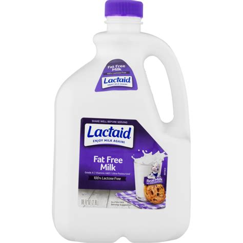 Lactaid Fat Free Milk 96 Fl Oz Instacart