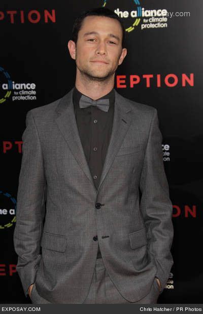 Joseph Gordon Levitt Mhmmm Grey Suit Black Shirt Gray Suit Black