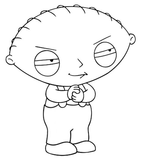 You could also print the picture using the print button above the image. Stewie Family Guy Coloring Pages - Coloring Home