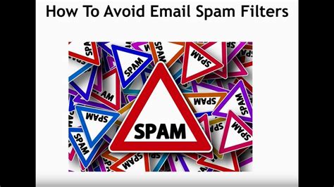 How To Avoid Email Spam Filters Youtube