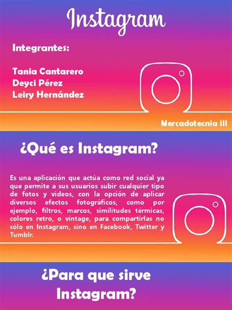 Presentacion Instagram