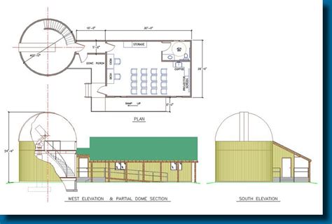 Astronomical Observatory Space And Astronomy Architecture Plan