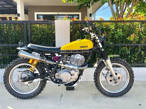 Ray Of Sunshine Daniel Peter S Yamaha Sr500 Scrambler Artofit