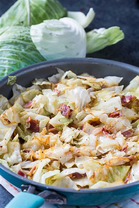 Have you tried the keto diet? Low Carb Fried Cabbage and Bacon - Skinny Southern Recipes
