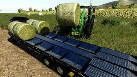 22ft Gooseneck Baling Trailer V10 Mod Farming Simulator 2022 19 Mod