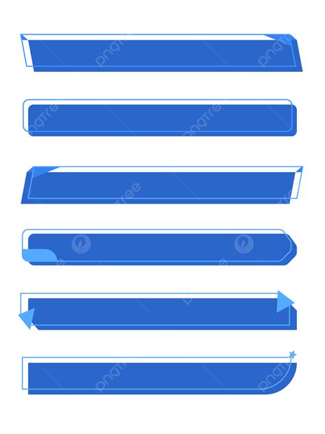 Dialog Box Vector Png Images Geometric Blue Line Border Bar Box Text