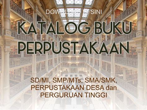 Katalog Lengkap Buku Perpustakaan Sd Smp Sma Perpustakaan Desa Dan