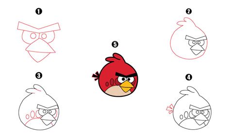 Angry Bird Drawing A Step By Step Guide Cool Drawing Idea