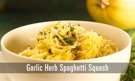 Garlic Herb Spaghetti Squash