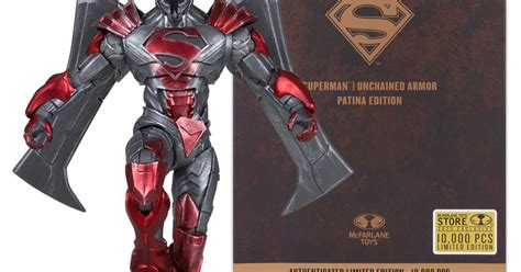 Mcfarlane Unveils 10000 Piece Superman Unchained Armor Exclusive