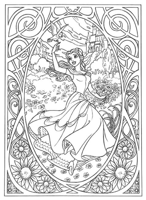 25 Disney Coloring Pages For Adults