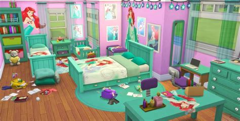 I Create Bedroom Sets For The Sims 4 — Disney Princess Bedroom Set For