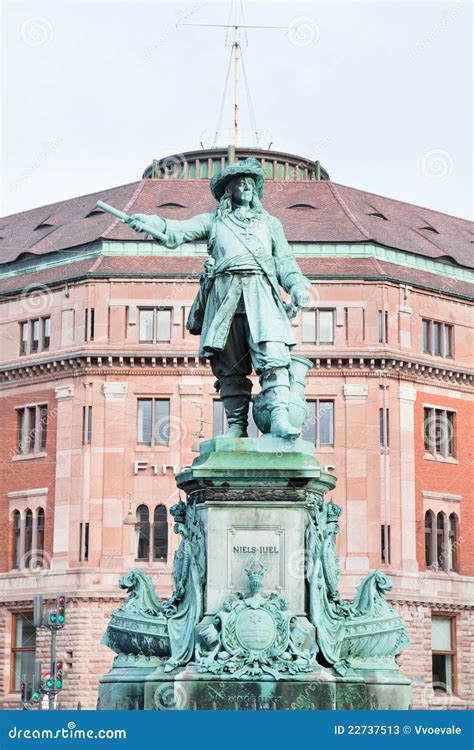 Statue Admiral Niels Juel In Copenhagen Denmark Stock Photos Image