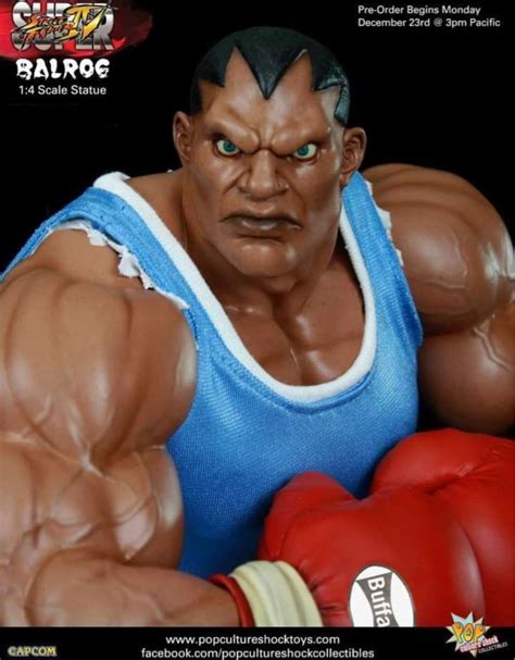 Pop Culture Shock Street Fighter Balrog 14 Scale Statue New Hobbies